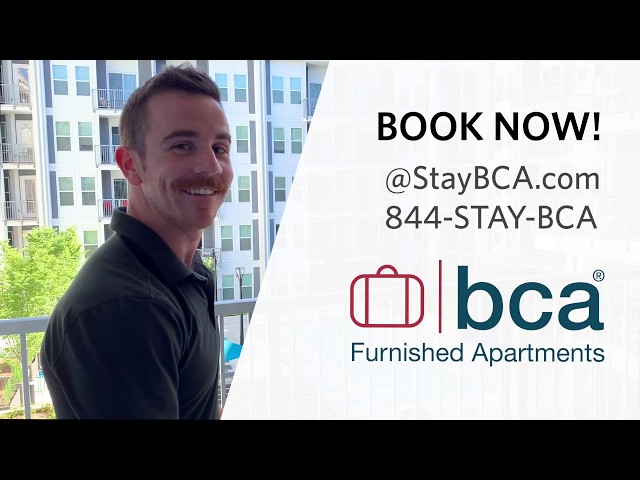 Amenities Tour - Spectacular Suites by BCA Furnished Apartments - Atlanta Short-term Rentals